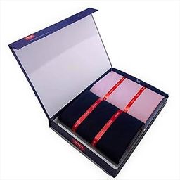 Raymond Fabrics Makers Men's Poly Cotton of Unstitched Print Shirt and Trouser Fabric Set - Gift Pack (Multicolour, Free Size) - Combo-picture-44