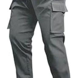 Men’s Casual Slim Fit Cargo Pants Stretchy Lightweight Tactical Jogger Style Trousers with Multi-Pockets Utility Pants for Outdoor, Travel, etc.-picture-32