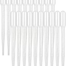 Polypropylene dropper 3ml graduated transparent transfer pipettes droppers,ink filter,pack of 100.-image-53