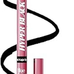 Blue Heaven Hyper Black Gel Kajal Eyeliner Enriched with Vitamin E & Almond Oil | Smudge-Proof & Waterproof | Smooth Glide Kajal For Women With Sharpener | 24 Hrs Long Stay,1.5g-32