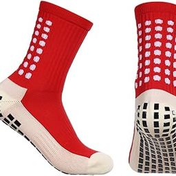 Sports Socks for Man Women, Badminton Soccer Running Gym & Indoor Training, Hi-Tech Performance Rubber Anti-Slip and Thicken Cushion Sport Ankle Length-10