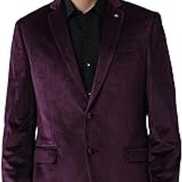 Men's Solid Body Tailored Regular Fit Blazer-image-18