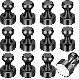 CoolShef 12 Pcs Black Small Neodymium Magnet Set with a Storage Box, Tiny Magnets for White Board, Whiteboard, Noticeboard and Office Use-image-47