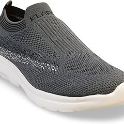 Men’s Lightweight Slip-On Walking Shoes | Breathable Mesh Sneakers with Patterned Knit-image-94