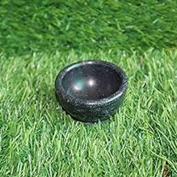 Salvus App SOLUTIONS Black Marble Small Bowl for Pooja, Utility & Decoration (1-Pc, Black, 2 INCH)-image-27