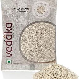 Amazon Brand - Vedaka Hulled Seame Seed | 100 G | Nylon Sesame | Til-image-2