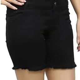 Trendy Stylish Women Big Size Funky Black Short-image-64