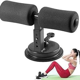 Vichaxan Sit-Up Assistant Device, Household Fitness Equipment for Abdominal Muscle Exercise Machine Portable Self-Suction Sit-Up Bar Push-Up Assistant Apparatus Device (Random Colour)-17