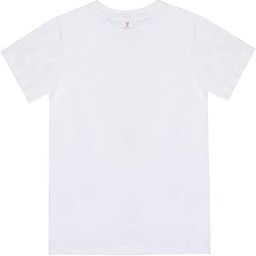 Baby's and Boys Plain T-Shirt Bio-Wash 100% Homed Rich Cotton Ultra-Soft Casual Wear - Regular Fit, Half Sleeves – No Colour Fad-image-7