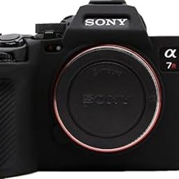 FOTOKINA Camera Case for Sony A7RV A7R5- Protective Silicone DSLR Skin Cover, Detachable Cage, Shockproof, Dustproof (Black)-32