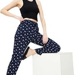 Women's Regular Fit Mid Rise Pyjama Bottom-image-67
