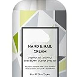 Hand & Daily Strengthening Nail Cream for Dry and Rough Hands | Non Greasy Non Sticky | Lightweight Moisturization with Coconut Oil & Carrot Seed Oil-29