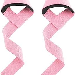 LOOM TREE® 1 Pair Weight Lifting Straps Wrist Wraps for Dumbbell Weightlifting Home Gym Pink | Fitness Running & Yoga | Strength Training | Gloves Straps & Hooks-picture-23