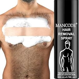 Mancode Hair Removal Cream Spray for Men, Hair removal spray for men, Painless Body Hair Removal for Back, Chest, Legs, Arms, Underarms & Intimate Areas, Fast Acting in 3-6 Minutes (200 ml)-10