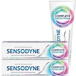 Sensodyne Toothpaste Complete Protection+ Combo pack, All in One daily oral care tooth paste for sensitive teeth, 140 gm multi-pack (70 gm x 2)-40