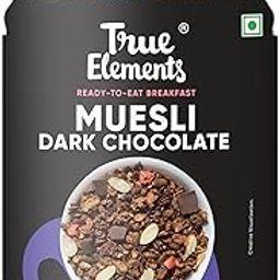 True Elements Dark Chocolate Muesli 1kg | Nuts & Berries Muesli | 13g Clean Protein | 13% Millet | Cereal for Breakfast | Gluten Free Breakfast-32
