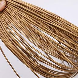 3MM 500G PE Rattan Round Rattan Plastic Synthetic Weaving Material Knit Repair Chair Wood Grain-27