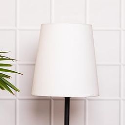 PineCraft International Lamp Shade Cone Shape Lampshade for Table Lamp and Floor Lamp 6 X 8 X 8.5 inch Fabric Shade for Bedroom, Living Room, Study Room and Decor (White 2)-image-18