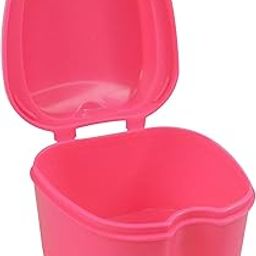 Denture Boxes, Retainer Box Orthodontic Mouth Guard Dental Storage Container/Teeth Storage Box in Pink Color (1)-image-34