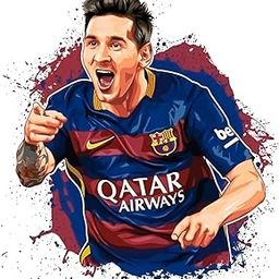 Messi Barcelona Match Wall Sticker - Messi Barcelona Wall Poster - Messi Art Wall Poster Sticker - Messi Football Wall Poster Sticker - 300GSM - Glossy - Strong Adhesive - starxdecals-image-71