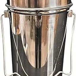AANIJ® Stainless Steel Petri Dish Steri-lizing Box | Petri Dish Box SS | Sterilization Barrel Removable Carrier Hold up to 15 Dishes Pack of 1-12