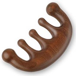 Wooden Manual Scalp Massager Comb - Natural Wood, Wide Tooth, Head Massage Tool, Meridians Scalp Massage, Gua Sha Comb-image-73