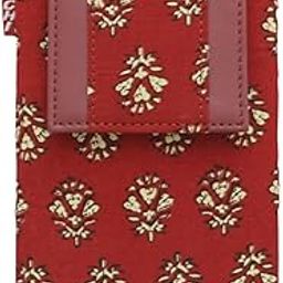 Fancy Cloth Fabric Mobile Case Cover Pouch with Waist Clip for Women Girls Saree (Suitable for Mobile) (Color: Red Size: 6 Inches and Below)-image-19