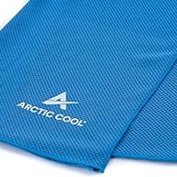 Arctic Cool Instant Cooling Towel Performance Tech Breathable Moisture Wicking Easy to Clean, Polar Blue/Cool Black-image-10