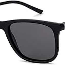By Lenskart | Full Rim Square Sunglasses | Polarization And 100% UV Protected | Men & Women | Large | Vc S12643-3
