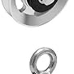 MERISHOPP® Single Wheel Swivel Pulley Fitness Lift Cable System DIY Build Roller 2 Size|Sporting Goods | Fitness Running & Yoga | Strength Training | Gloves Straps & Hooks-image-3