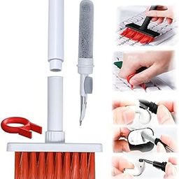 Sounce 5-in-1 Multi-Function Laptop Cleaning Brush/Keyboard Cleaning kit/Gadget Cleaning kit Gap Duster Key-Cap Puller for Laptop, Keyboard and Earphones-13