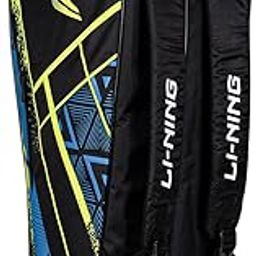 Li-Ning Raider Max Double Zipper Polyester Badminton Kit Bag (Black/Blue) | Unbreakable Zippers | Easy Mobility | Unisex - Men, Boys, Girls, Women-image-11