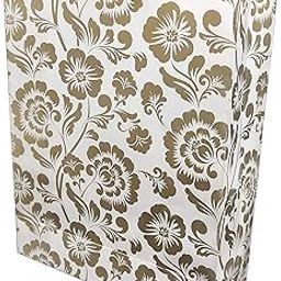 Arrow Paper Products Mandaram Gold Design Gift Bags for Gifting, Weddings, Birthday, Holiday Presents (20.32 x 7.62 x 27.94 cm) Pack of 10-image-18