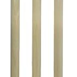 TSI Sports Wooden Spring Back Natural Stumps Set with Heavy Duty Spring Stand Base, Color Black Pack of 1 Set-image-32