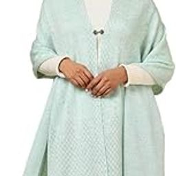 Womens Acrylic Woven Design Shawl-picture-10