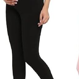 Women's Over The Belly MOMY Before After Leggings for Postpartum Support, Tummy Control & Shaping, Comfortable High-Waisted Maternity Leggings for New Moms-image-17