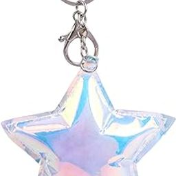 HAMSTER London Star Keychain/Keyring for Woman & Girl's (Silver)-image-35
