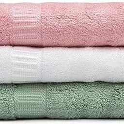 Mush 100% Bamboo Face Towel | Ultra Soft, Absorbent, Quick Dry Towels for Facewash, Gym, Sports, Travel | Suitable for Acne Prone Skin | 13 x 13 Inches | 500 GSM (Pack of 3 - Pink, White & Green)-25