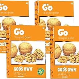 GO Kashmiri Light Broken Walnuts Without Shell – 1Kg (250g x 4) | Kashmiri Akhrot Giri for Baking, Cooking & Snacking-19