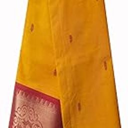 Chettinad cotton saree, One side big border, Peacock border-image-71