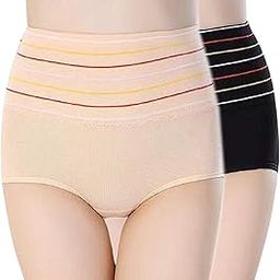 Women's Cotton High Waist Tummy Tucker Hipster Panty (Pack of 2)-image-51