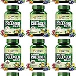 Vlado’s Himalayan Organics Plant Based Natural Collagen Builder With Biotin, Vitamin C & Zinc, Healthy Hair,Glowing Skin,Stronger Nails,Good For Stomach, Muscles & Joints,90 Vegetarian Capsules x Pack of 12-image-12