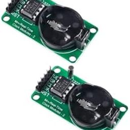 RoboElectrixx DS1302 Real Time Clock (RTC) Module Development Board DIY Starter Kit for Ar-duino Rasberry PI DSP AVR PIC (Piece-2)-21