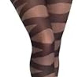 Women & Girls Sheer Pantyhose Nylon Tube Stripe Cross Bundle Stockings - One size fits all -26"-36" Waist-image-60