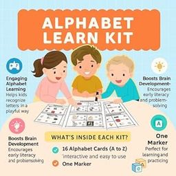 Craftmind Birthday Return Gift Pack of 6 Sets | Educational Retun Gift | Alphabet Learn Game Set-7