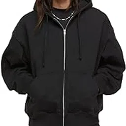 paklon Men's Hoodie for Winter Wear | Full Sleeves Casual Zipper Jacket | Oversized Hoody Cotton Blend-picture-21