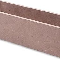 Itsy Bitsy MDF Tray with Handle Rectangular Big Approx L 9.84 X W 3.81 X H 2.83in 5mm Thick 1pc-image-3