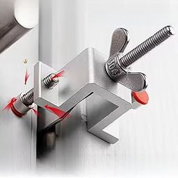 Portable Door Lock Versatile Security Door Lock for Apartment Bedroom School Standard Screw-15