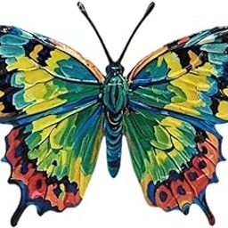 UJEAVETTE Wall Art Decor Gift Wall Decoration for Indoor Outdoor Yard Balcony 19x26cm Butterfly-image-92