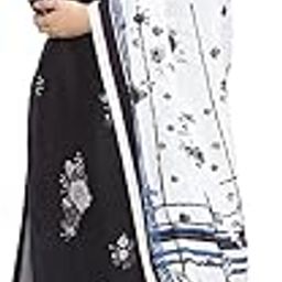 Women Cotton Blend Straight Printed Suit Set-14